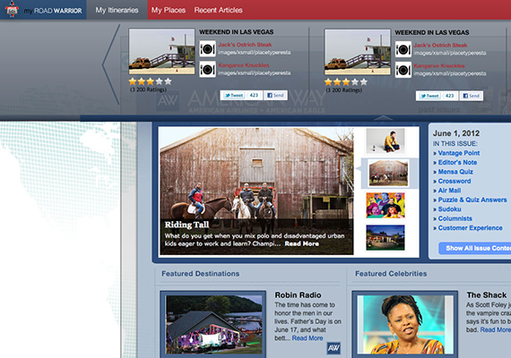 Road Warrior page including publication Webpage.