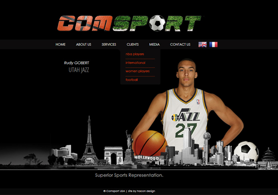 Comsport Agency Website.